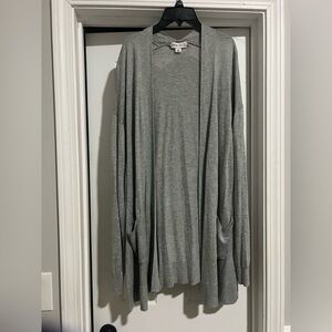 Gray Ava & Viv Light Cardigan